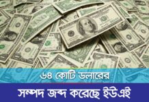 ৬৪ কোটি ডলারের সম্পদ জব্দ ইউএইয়ে
